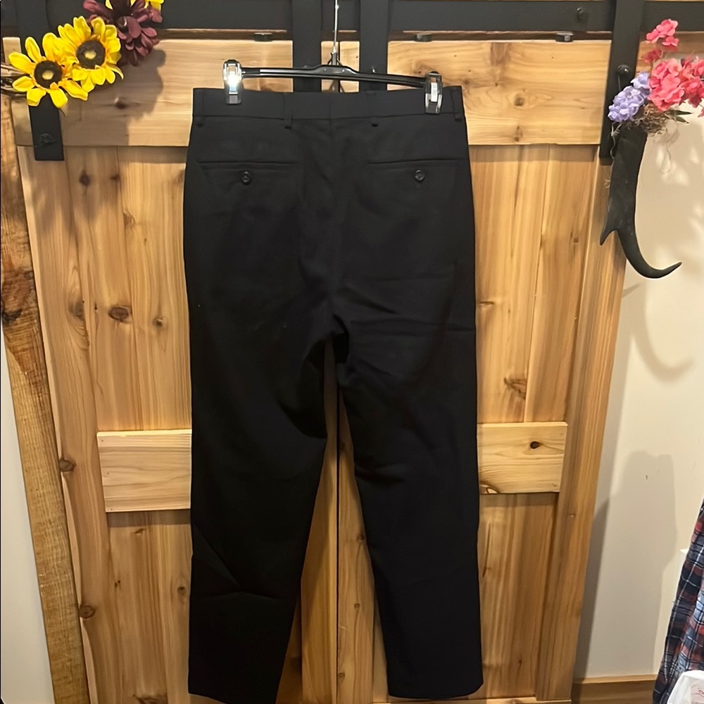 Ralph Lauren Women's Wool Navy Straight Leg Pants 30W X 32L - Picture 7 of 9